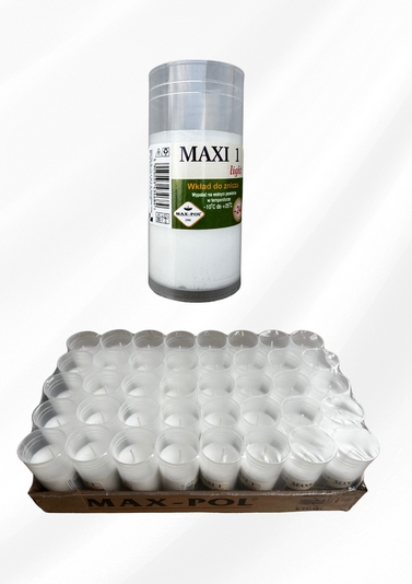 Sada 40 kusov - Parafínový vklad do svietnikov Max-Pol 11 cm