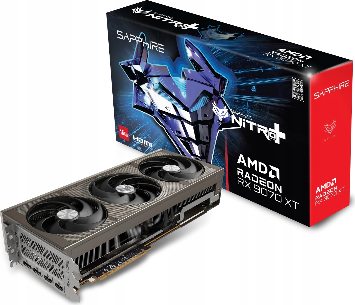 Grafická karta SAPPHIRE Radeon RX 9070 XT Nitro+ 16GB