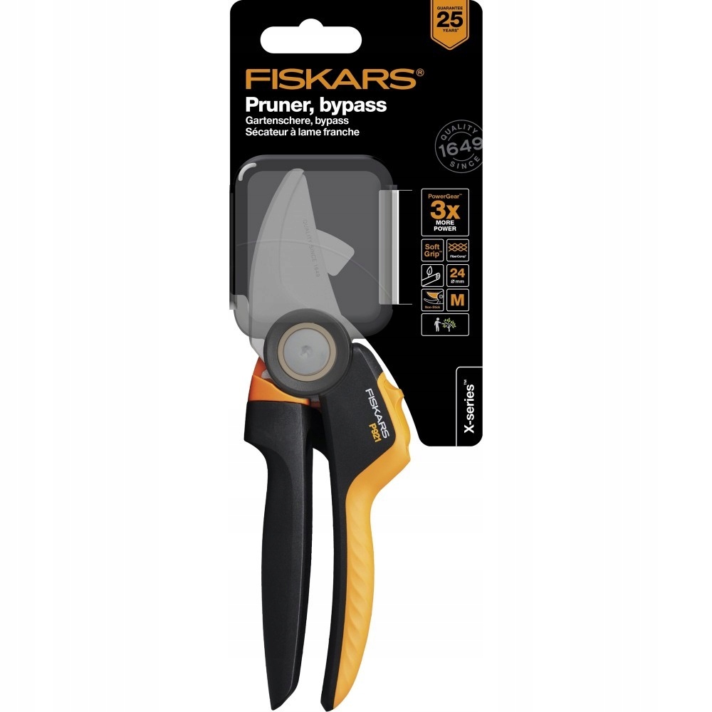 Fiskars X-series M (P921) záhradnícke nožnice 1057173