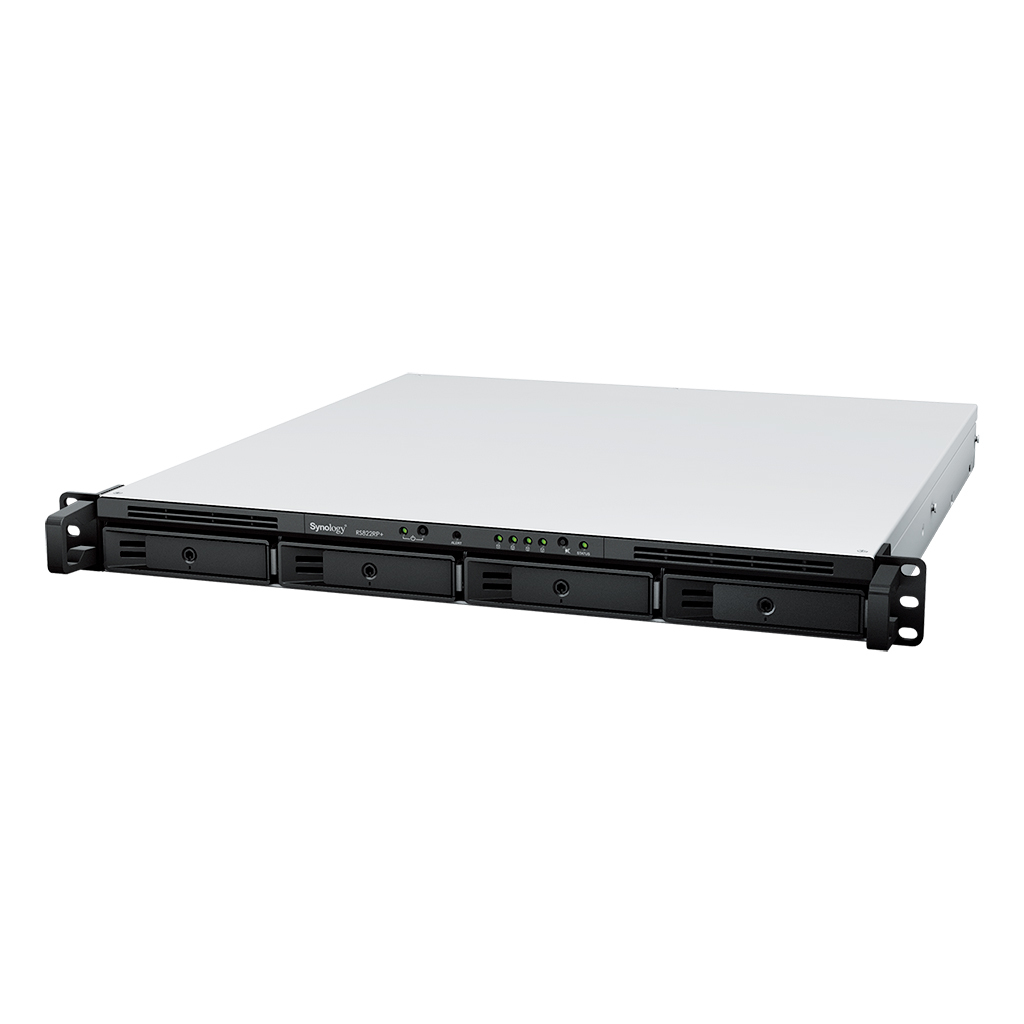 Synology NAS RS822RP+ V1500B 4x0HDD 2GB 4x1GbE USB3.2.1 3 roky 2xPSU 1U
