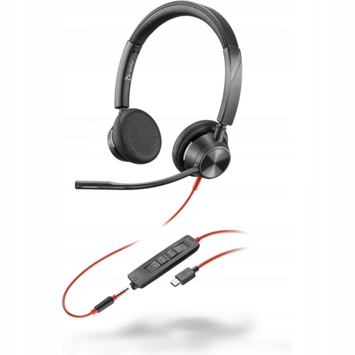 Slúchadlá cez uši Poly Blackwire 3225