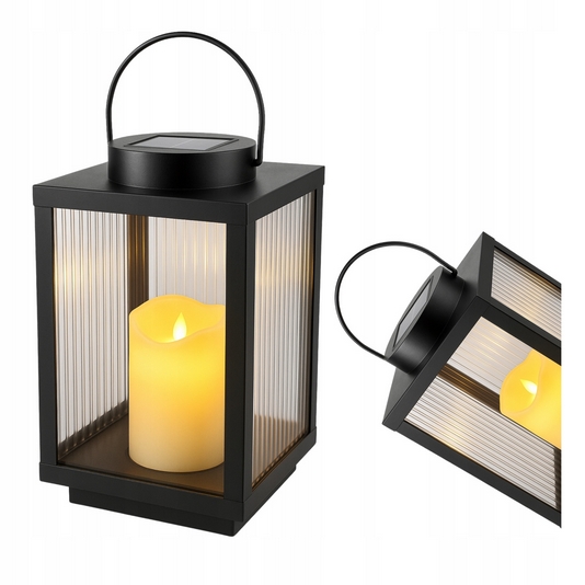 Solárna Lampa s LED Sviečkou na Hrob - Elegancia a Trvácnosť