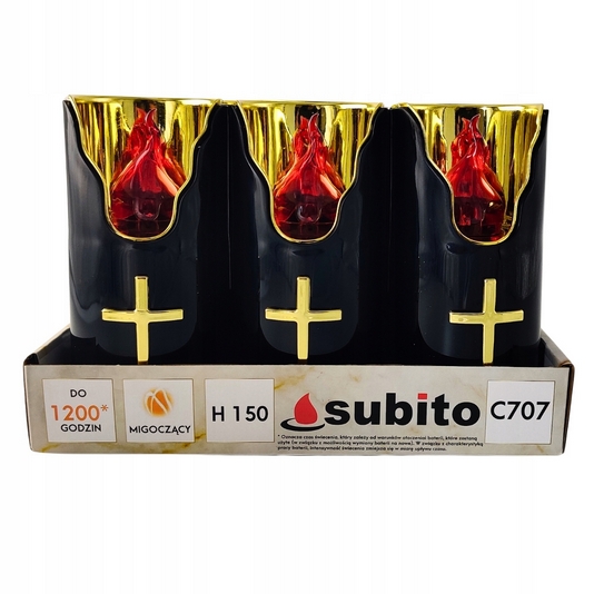 Decorative Battery-Powered Candle Inserts - Long Lasting & Elegant