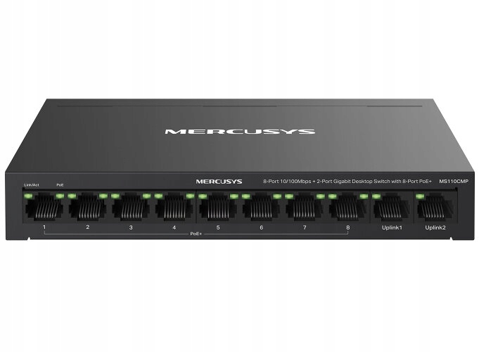 10-portový prepínač Mercusys MS110CMP