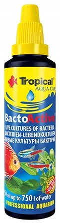 Tropical Bacto-Active 250 ml | živé baktérie do akvária – biologická rovnováha, číra voda