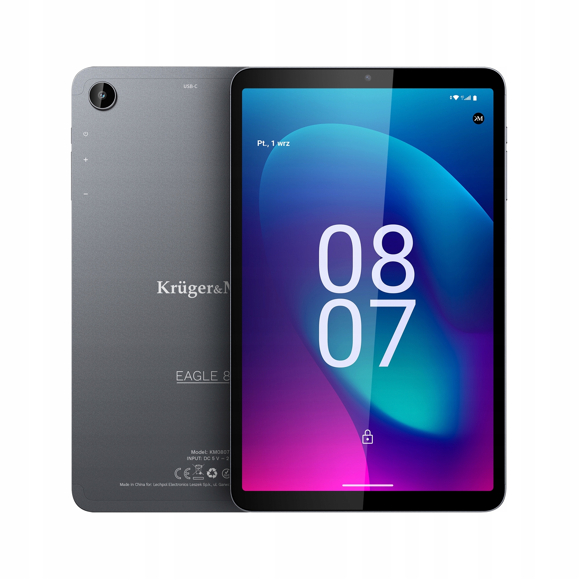 Tablet Kruger&Matz EAGLE 807 8,4" 4 GB / 64 GB sivý