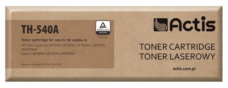 Toner Actis TH-540A, náhrada HP 125A, Canon CRG-716B, čierny