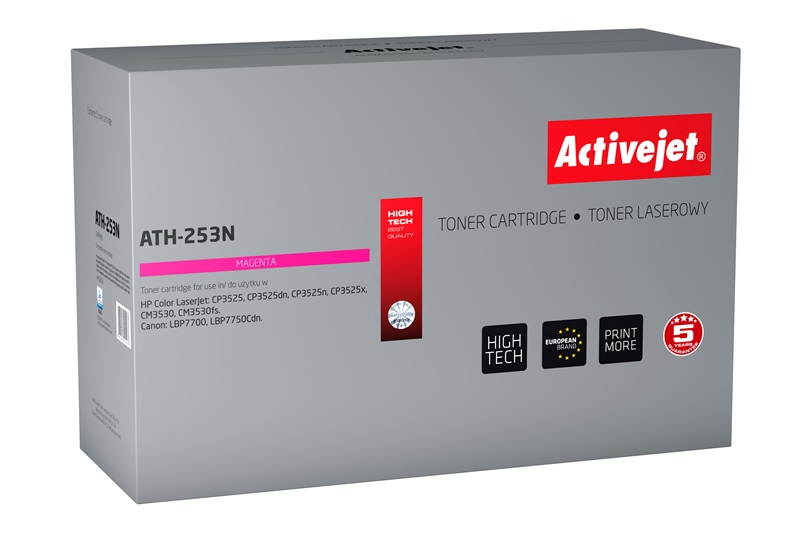 Aktívny toner pre HP ATH-253N červený (purpurový)