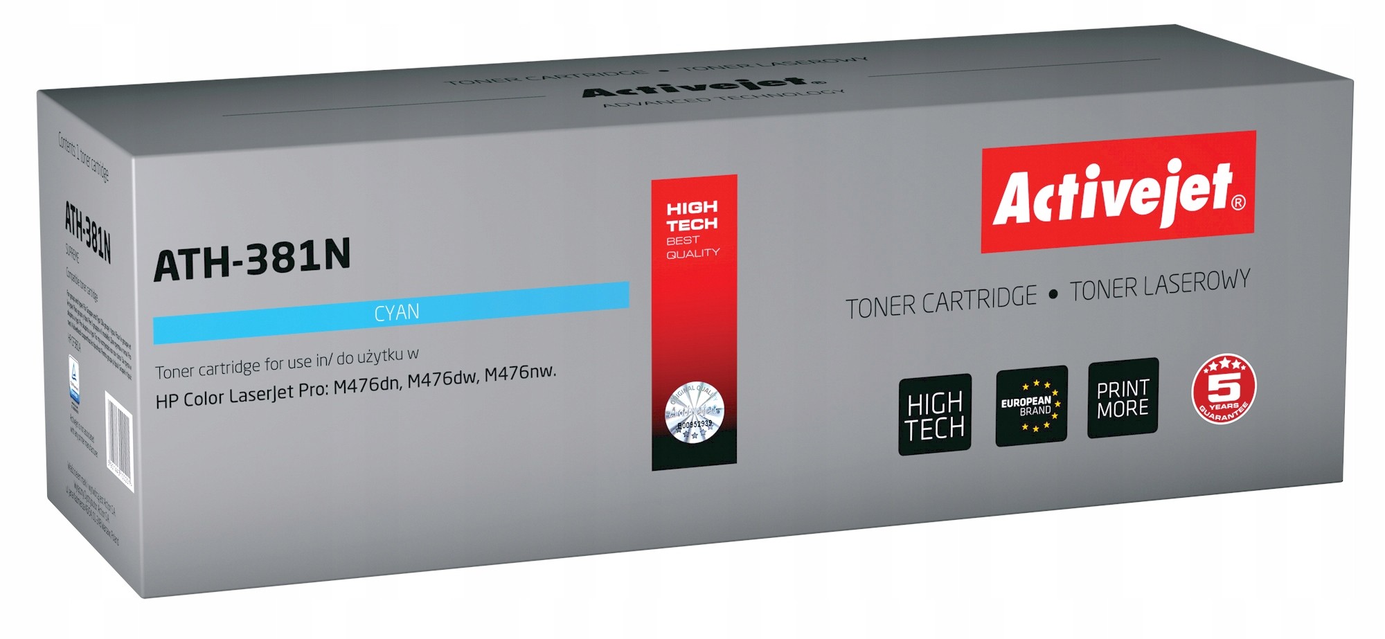 Toner ActiveJet pre HP ATH-381N modrý (azúrový)