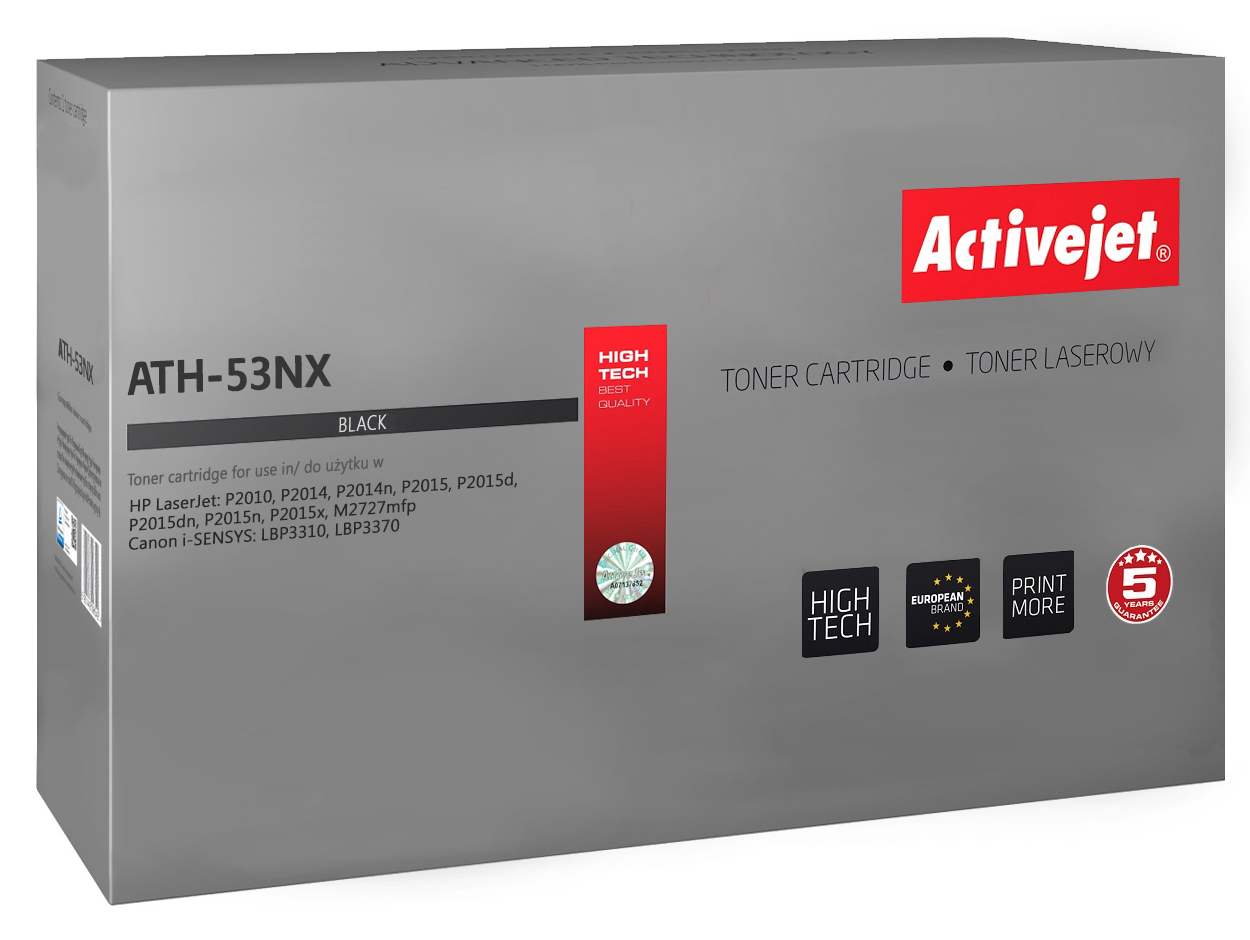 Toner ActiveJet pre HP ATH-53NX čierny (čierny)