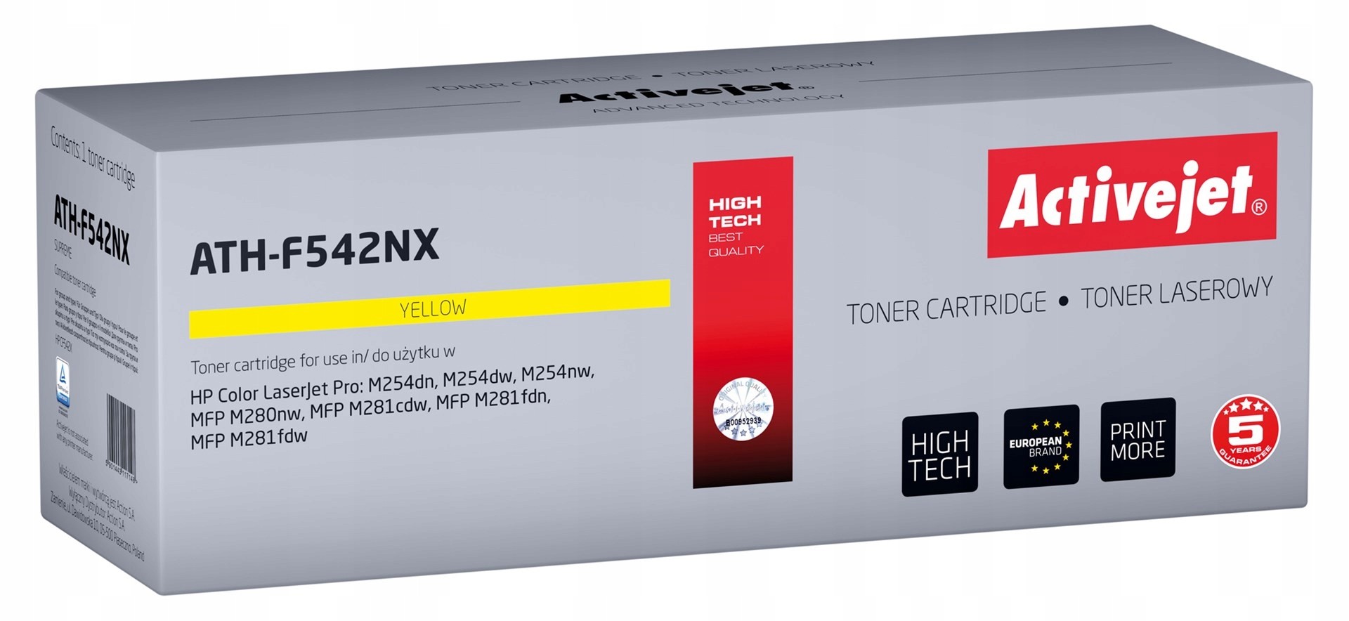 Toner ActiveJet pre HP ATH-F542NX žltý (žltý)