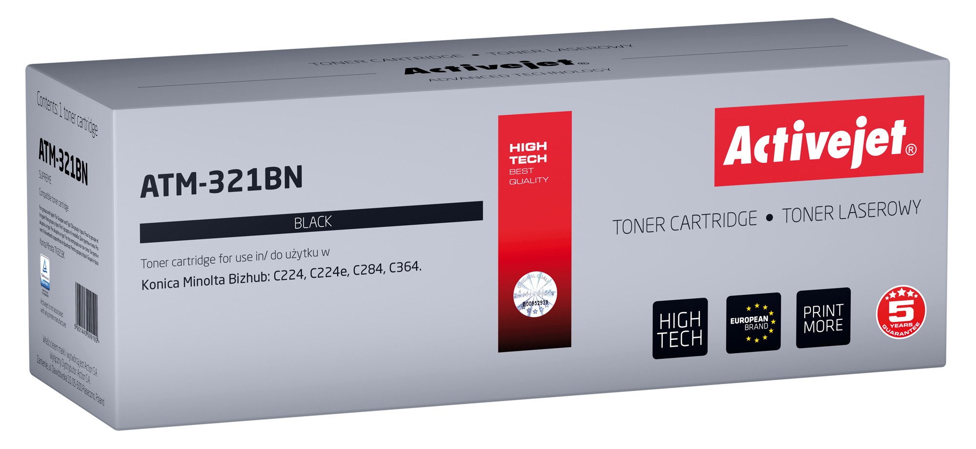 Toner ActiveJet pre Konica Minolta ATM-321BN čierny (čierny)