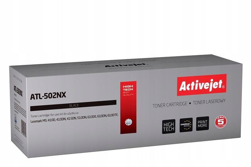 Toner ActiveJet pre Lexmark ATL-502NX čierny (čierny)