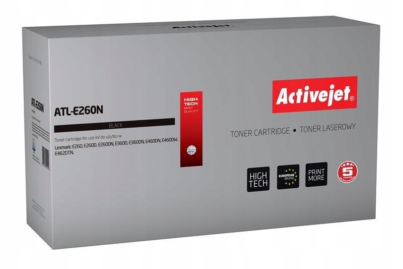 Toner ActiveJet pre Lexmark ATL-E260N čierny (čierny)