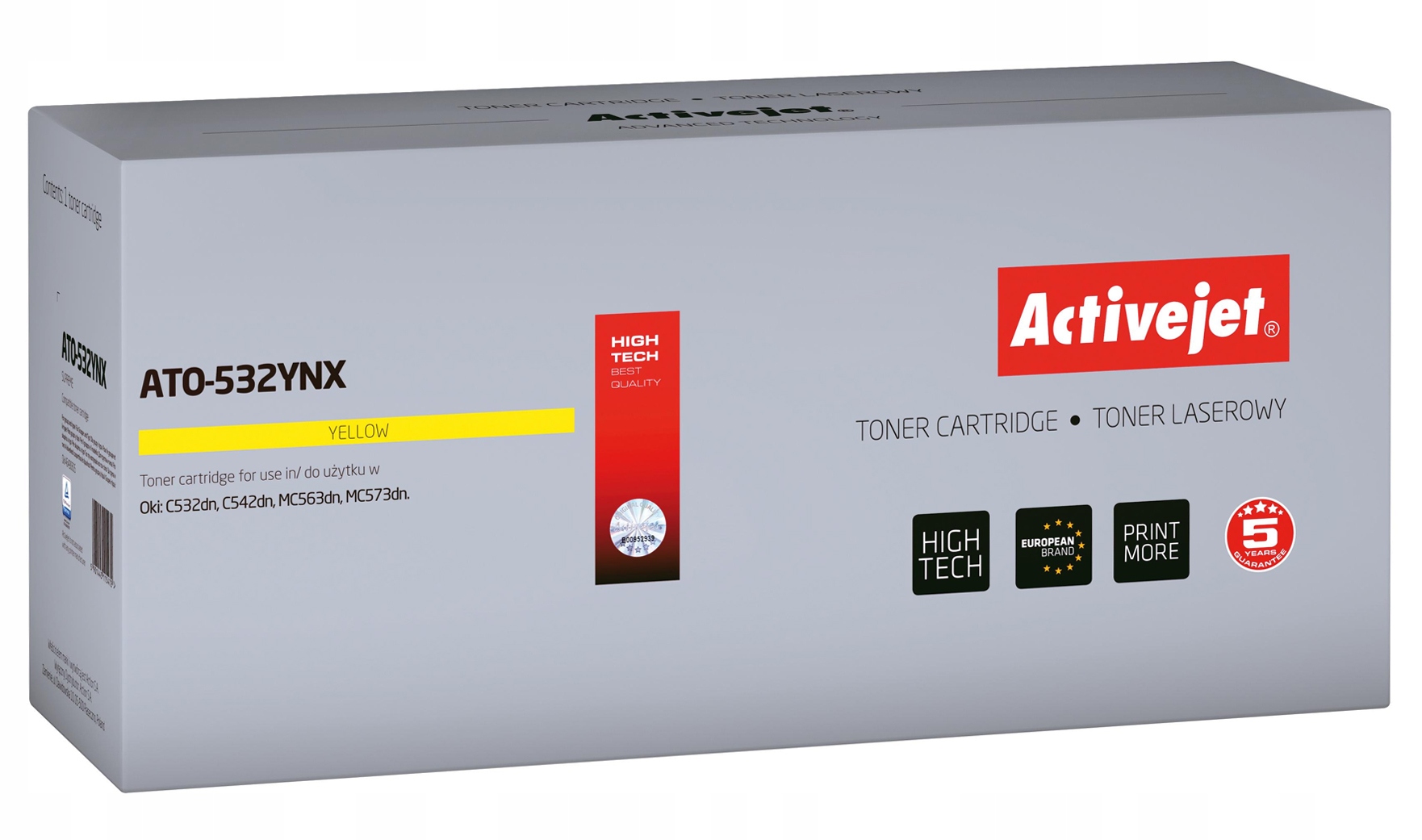 Toner ActiveJet pre OKI ATO-532YNX žltý