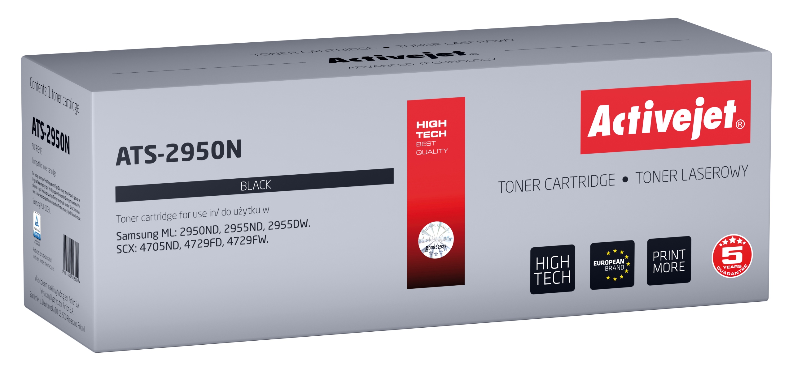 Toner ActiveJet pre Samsung ATS-2950N čierny (čierny)