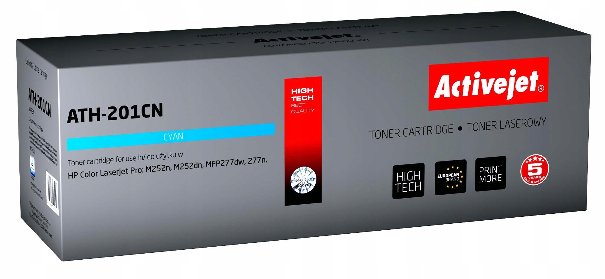 Toner ActiveJet pre HP ATH-201CN modrý (azúrový)
