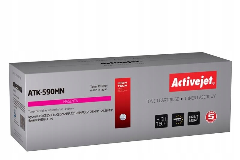 Toner ActiveJet pre Kyocera ATK-590M červený (purpurový)
