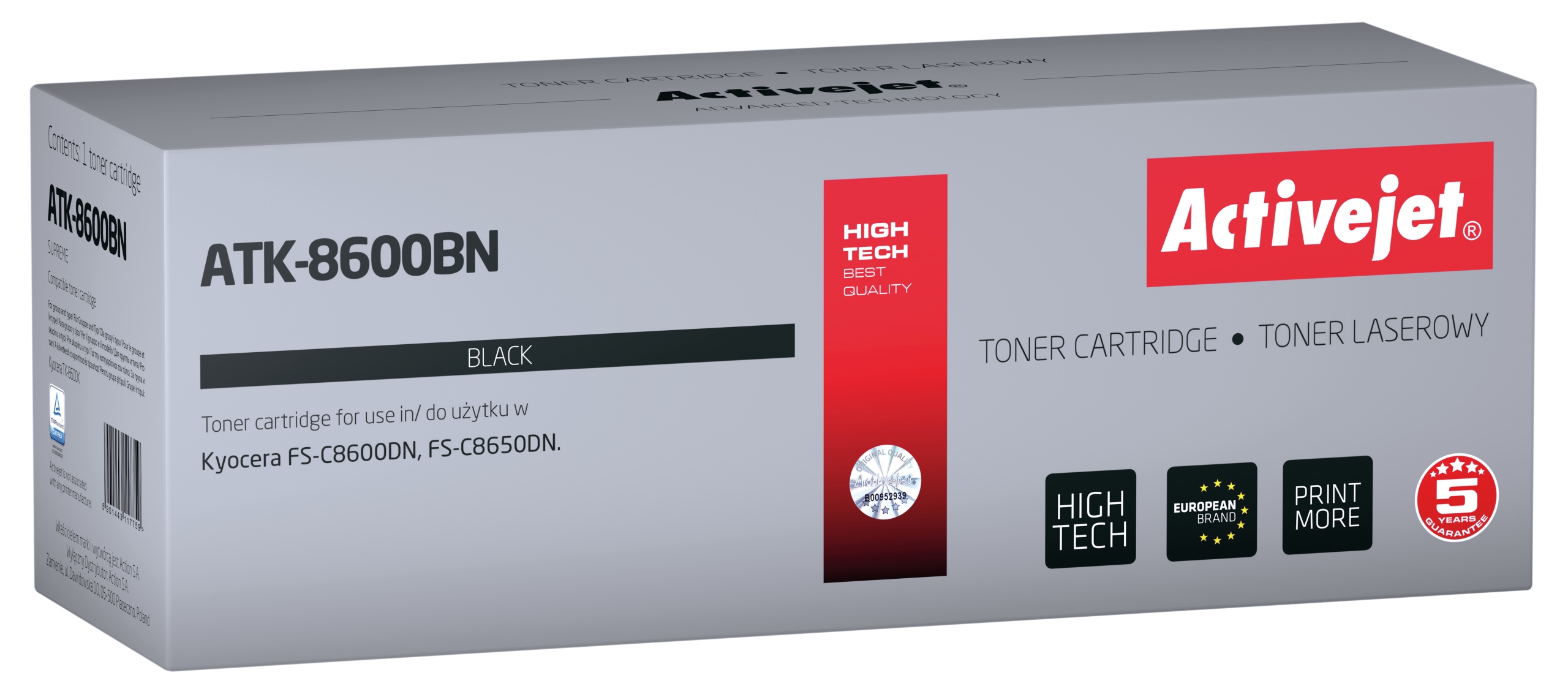Toner ActiveJet pre Kyocera ATK-8600BN čierny