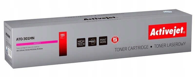 Toner ActiveJet pre OKI ATO-301MN červený (purpurový)