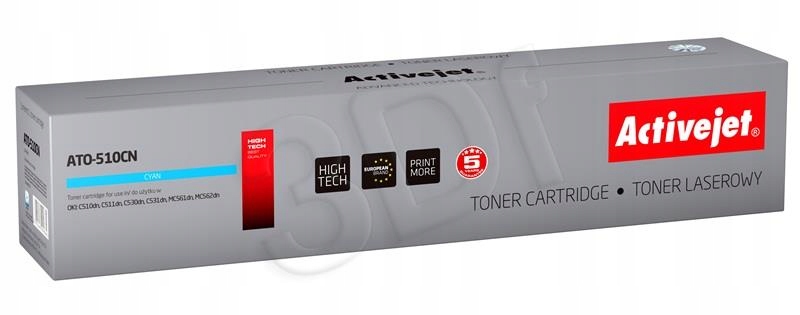 Toner ActiveJet pre OKI ATO-510CN modrý (azúrový)