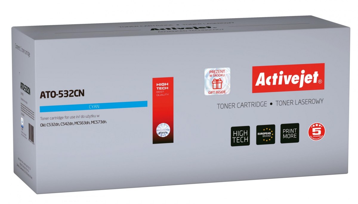 Toner ActiveJet pre OKI ATO-532CN modrý (azúrový)