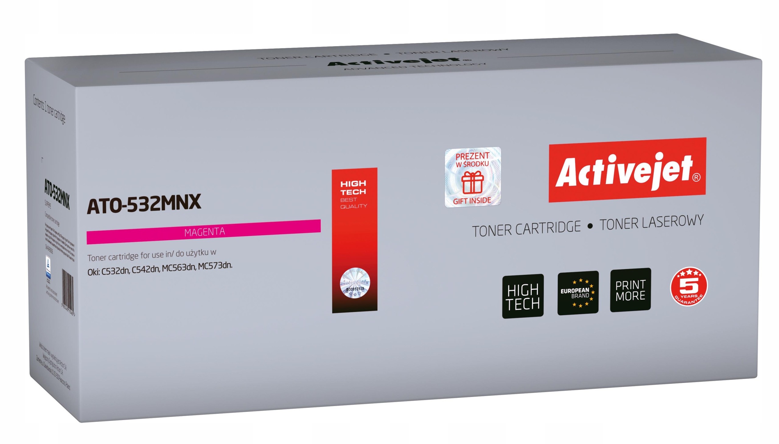 Toner ActiveJet pre OKI ATO-532MNX purpurový (fialový)