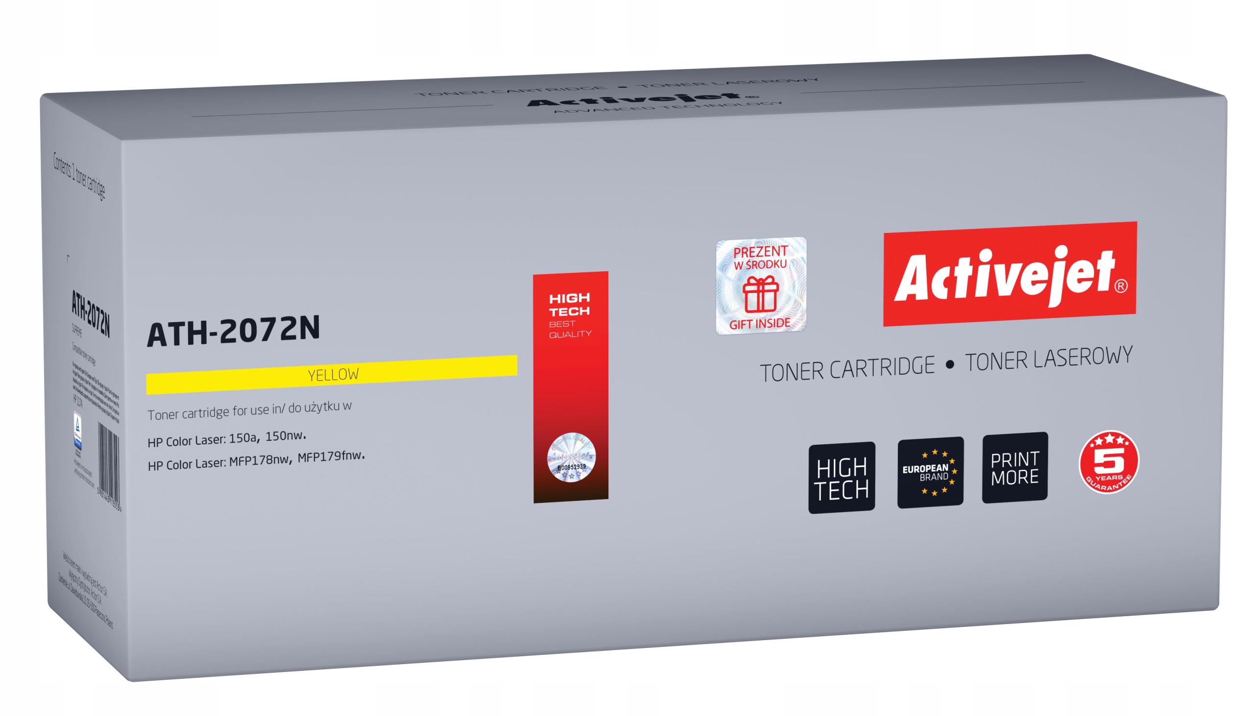 Toner Activejet pre HP ATH-2072N žltý (žltý)