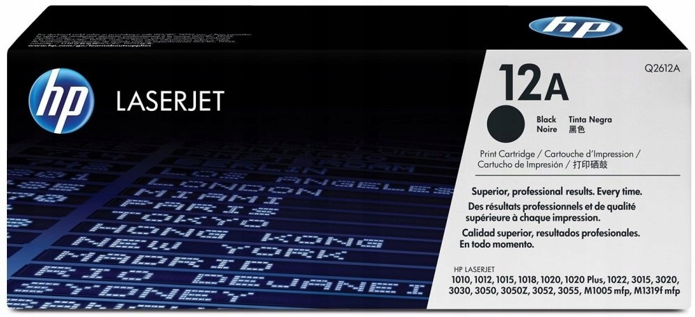 Čierny toner HP Q2612A