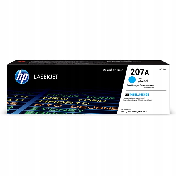 Azúrový toner HP č. 207A/207X W2211A