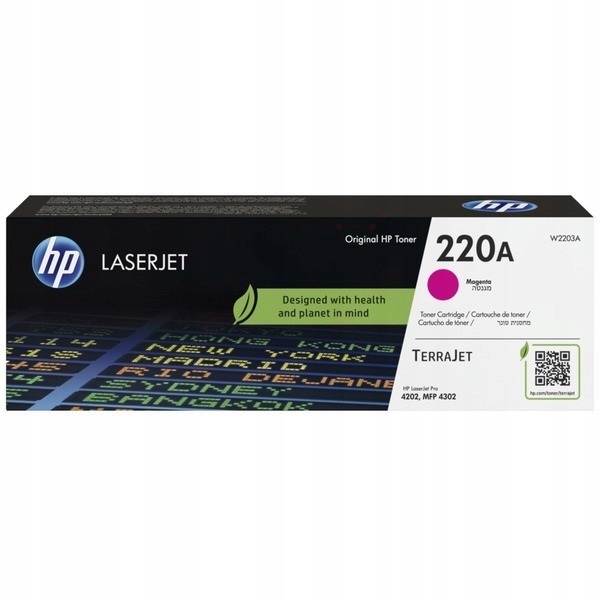 Červený (purpurový) toner HP W2203A