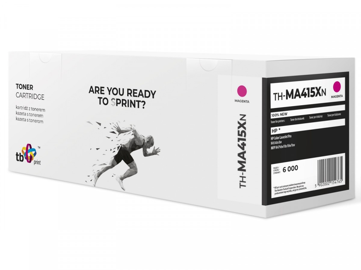 Toner TB pre HP Color LJ Pro M454 W2033X TH-MA415XN magenta