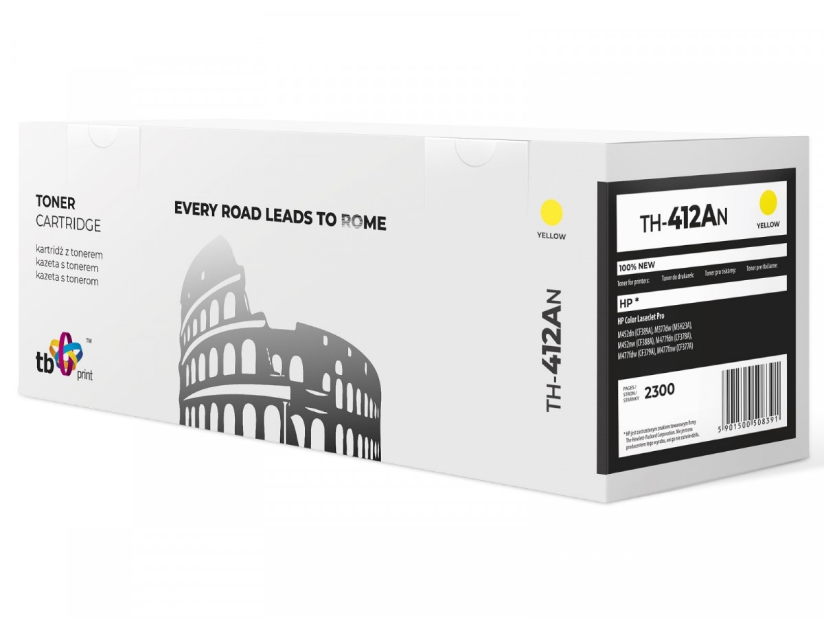 Toner TB pre HP TH-412AN žltý