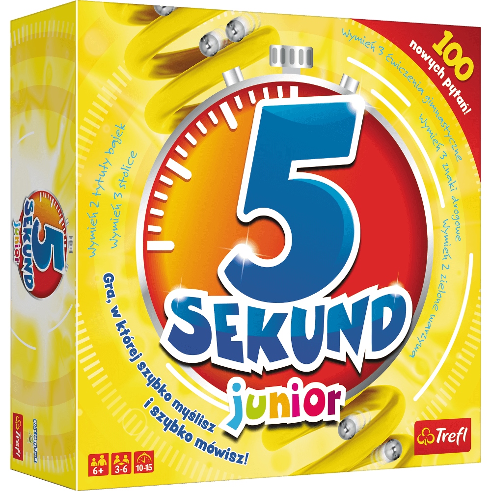 Detská spoločenská hra Trefl 5 sekúnd Junior
