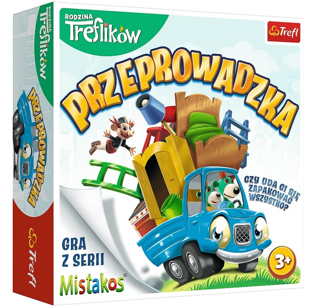 Kooperatívna hra Trefl Sťahovanie s rodinou Treflikovcov