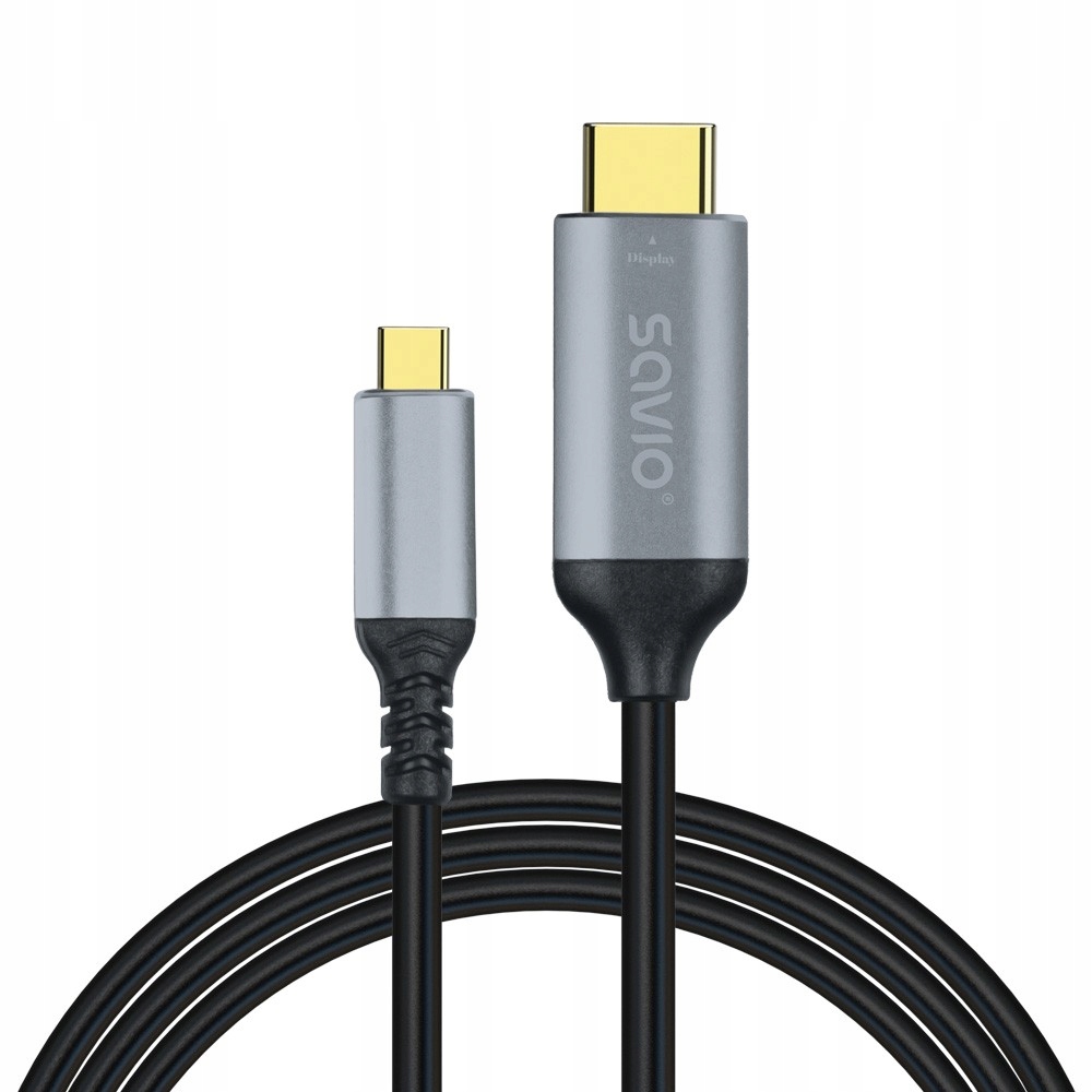 Adaptérový kábel Savio USB-C na HDMI v2.0b, 3 m