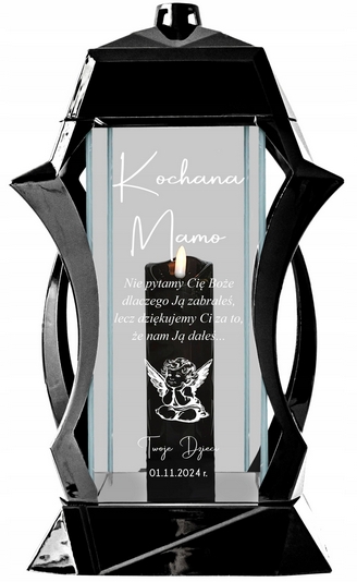 Exkluzívny Moderný Cintorínsky Lampáš s Možnosťou Personalizácie