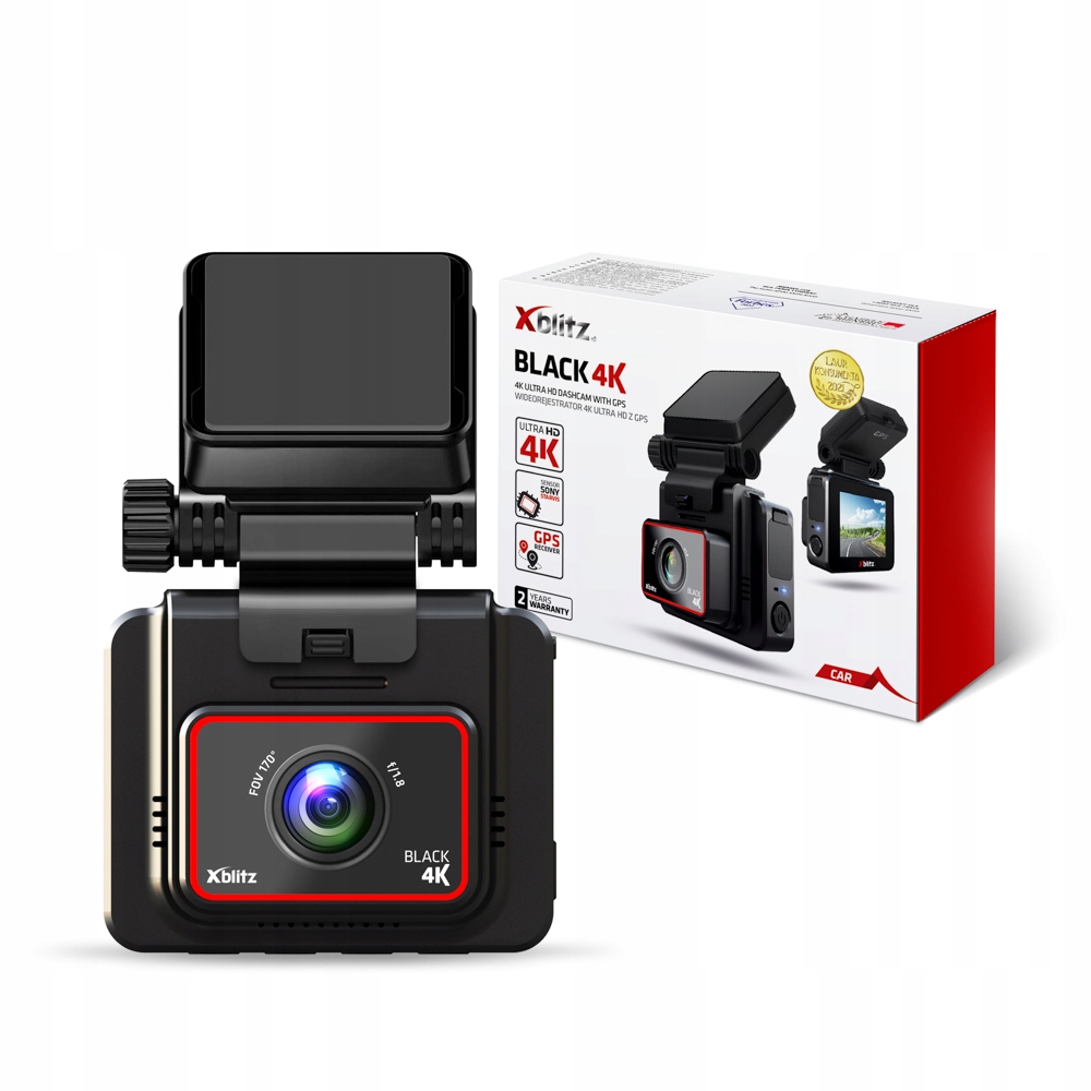 Xblitz BLACK 4K kamera s videorekordérom a GPS