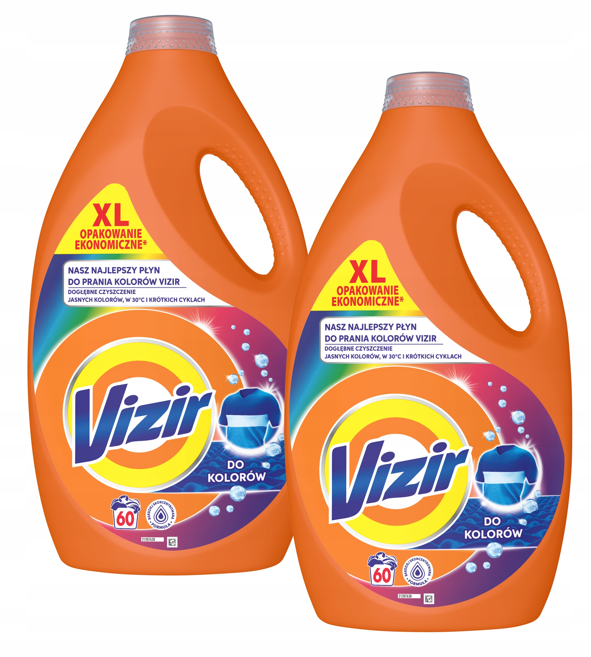 Vizir Color 2×2,7 l – prací gél na 120 praní