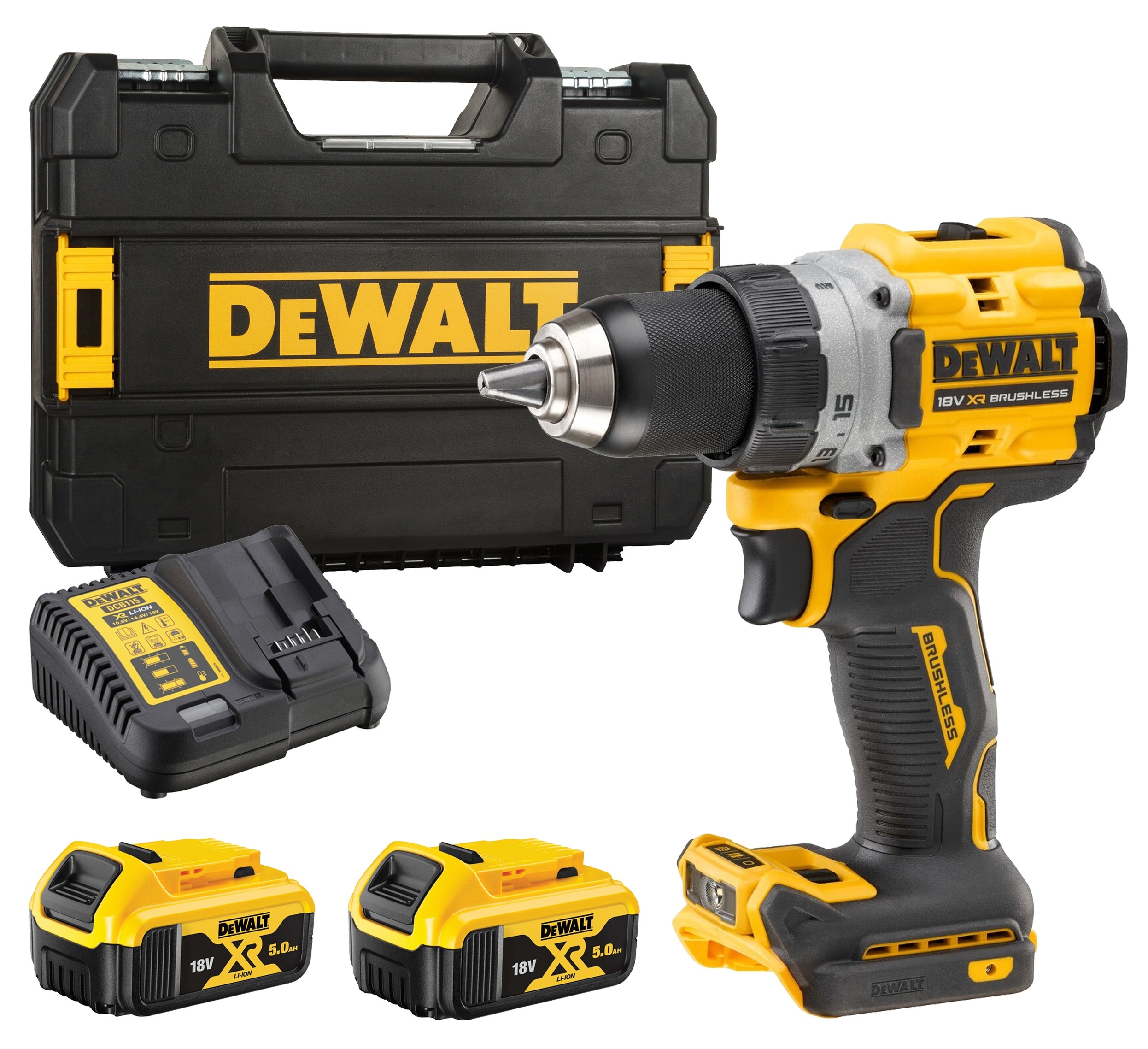 Akumulátorový skrutkovač DeWalt 18V DCD800P2T