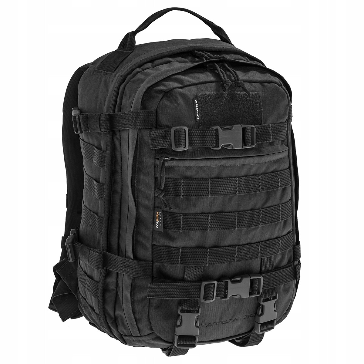 Taktický batoh Wisport Sparrow 30 II, 30 l, čierny