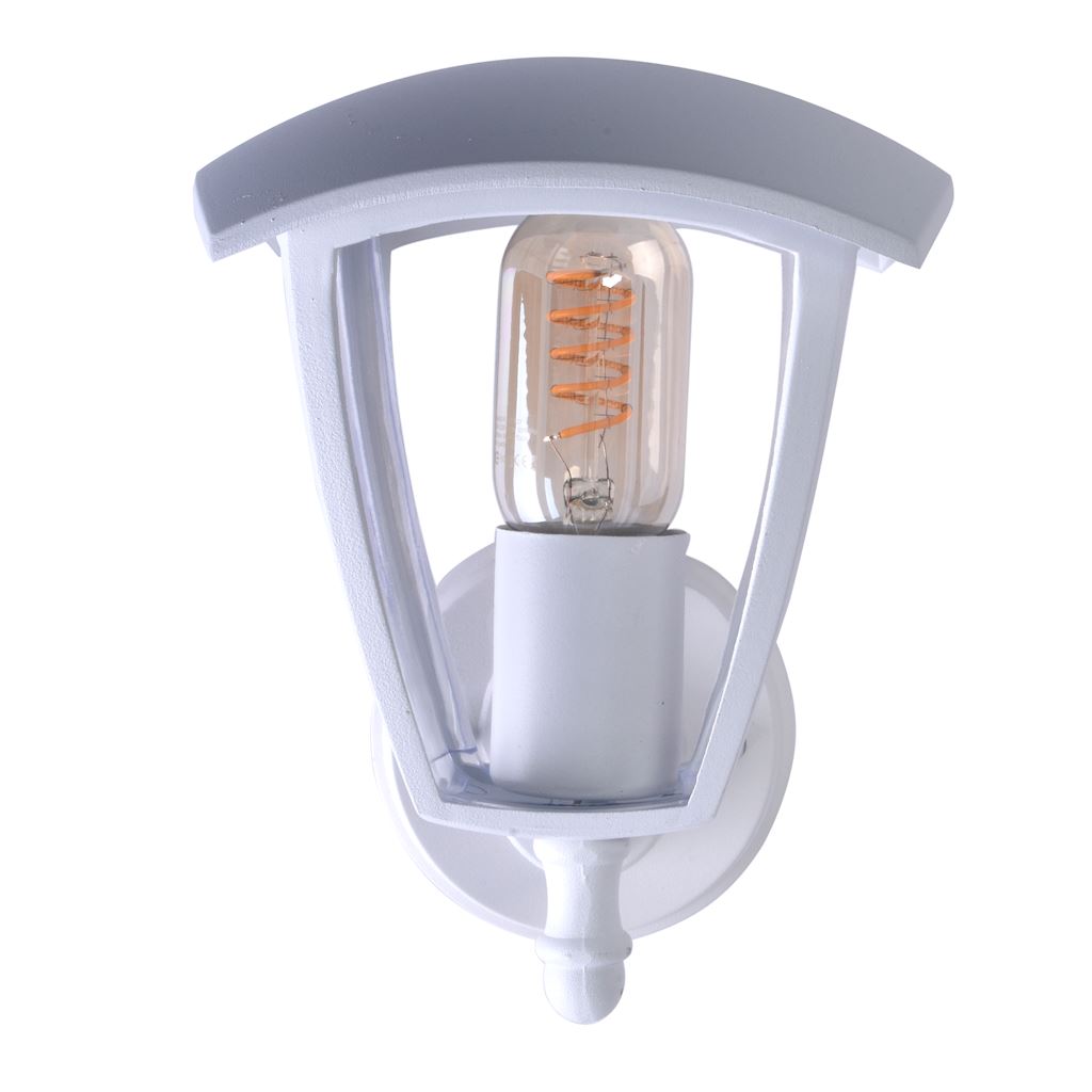 Záhradná nástenná lampa Eco-Light biela E27 60 W
