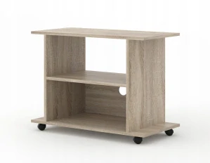 TV stolík na kolieskach YOGI 80 cm dub sonoma