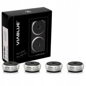 Viablue UFO absorbéry striebro - sada 4 kusov