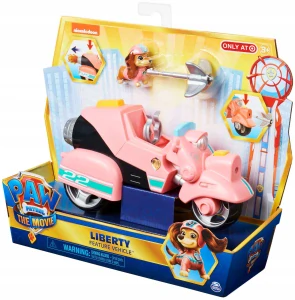 Vozidlo Paw Patrol Liberty s vystreľovačom a figúrkou