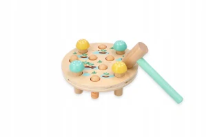 Drevená zatĺkačka Adam Toys Mrkvové pole