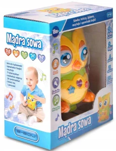 Edukačná hračka - Vzdelávacia múdra sova hovorí, že rozprávky spieva vedu