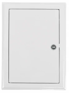 Biele komínové čistiace dvierka 20 × 35 cm s izolačnou vložkou