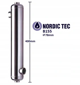 Výmenník tepla, čerpadlo - Bazénový TEPELNÝ VÝMENNÍK NORDIC TEC B155 50 kW