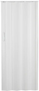 Interierové dvere - Dvere harmoniky ST3A - biele 83 cm